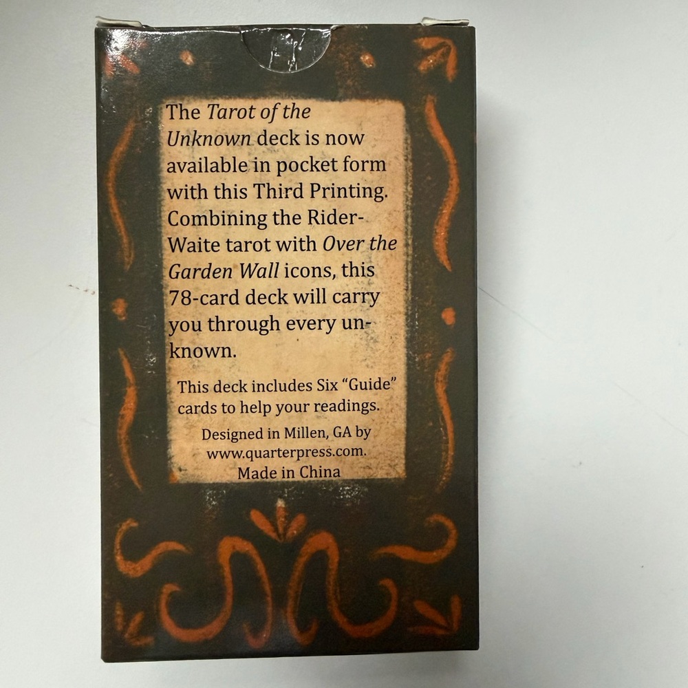 Tarot of the Unknown Over the Garden Wall Tarot Cards by Quarter Press. - Picture 4 of 9